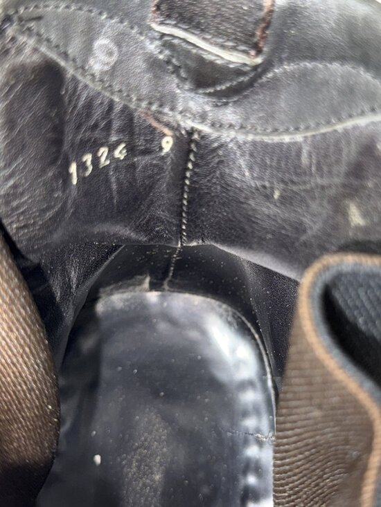 Prada Chelsea Boot Italian Leather Black Square Toe PullOn Elastic Ankle 9 US 10 main image 6